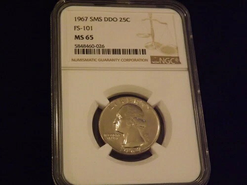 1967年 25 C クォーター DDO NGC MS 65|WORLD RESOURCE【QUEEN店】