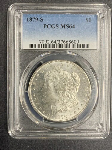 1879-S モルガン銀貨、MS64 PCGS (9940)|WORLD RESOURCE【QUEEN店】