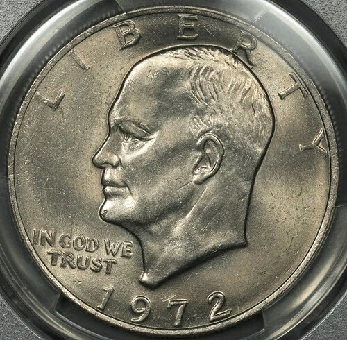 1972年 タイプ2 PCGS MS63 アイゼンハワー アイク ドル 1ドル 光沢キー日付 #5|WORLD RESOURCE【QUEEN店】