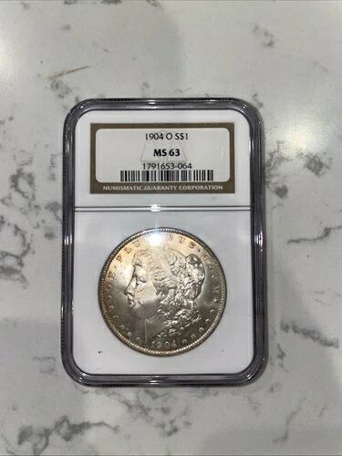 1904-O モーガン銀貨 - NGC MS 63 素晴らしい色調!!|WORLD RESOURCE【QUEEN店】