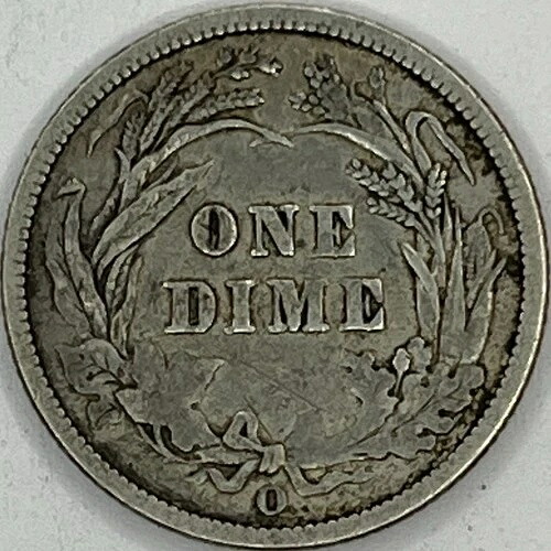 1893-O バーバー シルバーダイム SAFLIP?入り - VF- (Fine+) 詳細クリーニング済み|WORLD RESOURCE【QUEEN店】
