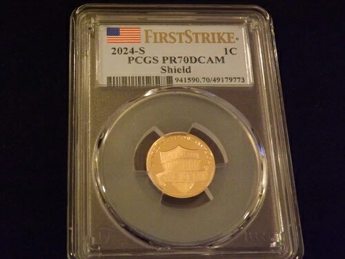 2024-S ペニー ファースト ストライク PCGS PR 70 DCAM-|WORLD RESOURCE【QUEEN店】