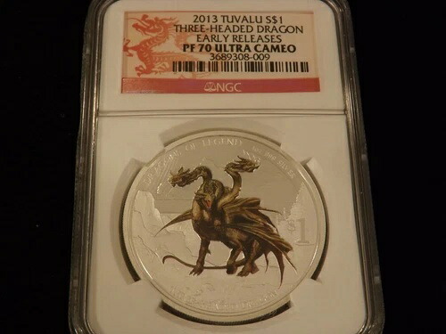 2013年 1ドル 三頭龍 アーリーリリース NGC PF 70｜WORLD RESOURCE【QUEEN店】