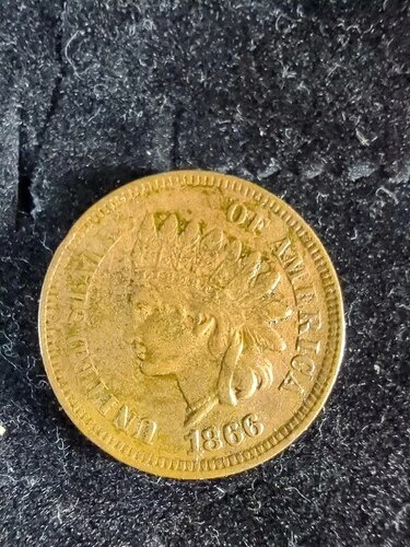 1866年インディアンヘッド1セント フルリバティ！ - 素晴らしいコイン｜WORLD RESOURCE【QUEEN店】