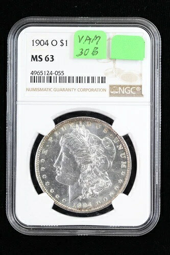 1904年-O モーガンドル VAM-30B NGC MS63 39MA-｜WORLD RESOURCE【QUEEN店】