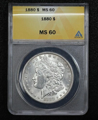 1880年モルガン・ダラー VAM-11A ANACS MS-60 18Q4|WORLD RESOURCE【QUEEN店】