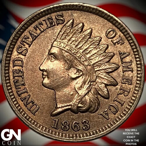 1863年インディアンヘッドセントペニーZ2812|WORLD RESOURCE【QUEEN店】