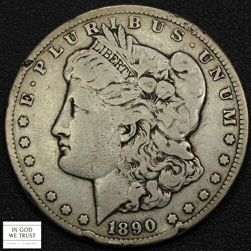 1890年 CC カーソンシティ モーガンシルバー ドル $1 - ベント-|WORLD RESOURCE【QUEEN店】