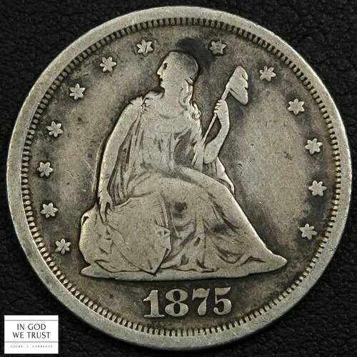 1875年 S 銀貨 20セント硬貨 20C｜WORLD RESOURCE【QUEEN店】