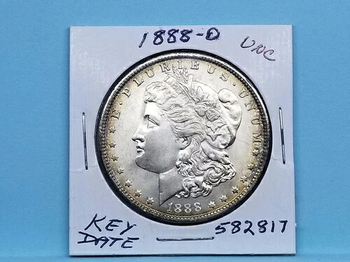 1888-O モルガン銀貨 美しい色調! UNC #582817-209Z|WORLD RESOURCE【QUEEN店】
