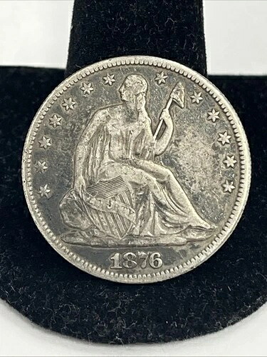 1876年 着席型自由の女神像 50セント硬貨|WORLD RESOURCE【QUEEN店】