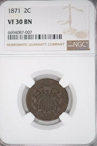 1871 2C VF 30 BN NGC|WORLD RESOURCE【QUEEN店】
