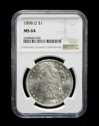 1898-O 1ドルモルガン銀貨 NGC MS 64｜WORLD RESOURCE【QUEEN店】