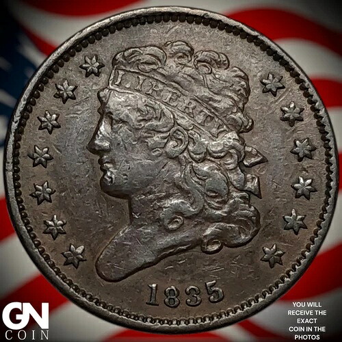 1835 クラシックヘッド ハーフセント Y9765|WORLD RESOURCE【QUEEN店】
