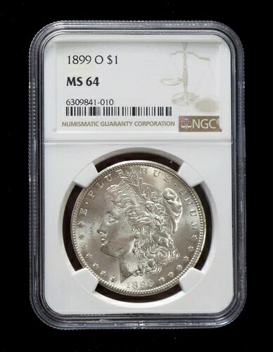 1899年-O $1モーガンシルバードル NGC MS 64-｜WORLD RESOURCE【QUEEN店】