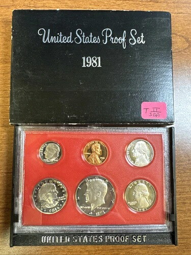 1981-S 米国プルーフセット（タイプ2 スーザン・B・アンソニー・ドル＆ダイム付き）｜WORLD RESOURCE【QUEEN店】 46,860円