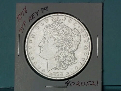 1878年 1878年-P 7TF Rev 79 モーガンシルバー ドルブラストホワイト #4020521-57X-|WORLD RESOURCE【QUEEN店】