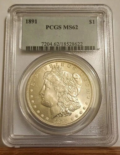 1891年 1ドル モルガン・ダラー - PCGS MS-62 はより良さそう｜WORLD RESOURCE【QUEEN店】
