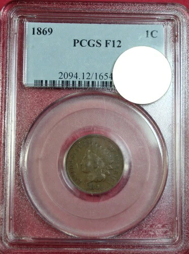 1869年インドセント PCGS F12｜WORLD RESOURCE【QUEEN店】