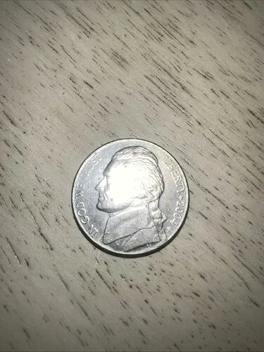 希少な2004年ルイス・クラーク5セント硬貨