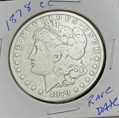 1878 CC モーガン シルバー ダラー、希少な日付!｜WORLD RESOURCE【QUEEN店】
