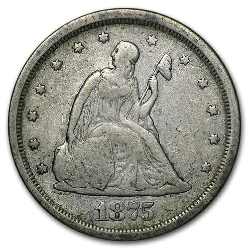 1875-S 20セント硬貨