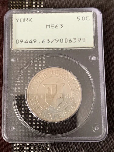 1936年 50セント ヨーク記念ハーフドル PCGS MS63