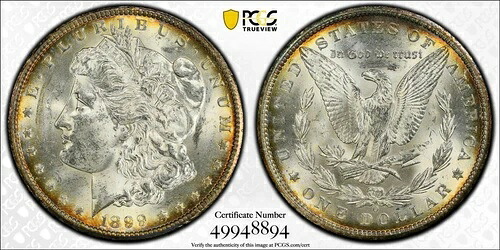 1899-O モルガン・ダラー MS62 66,550円