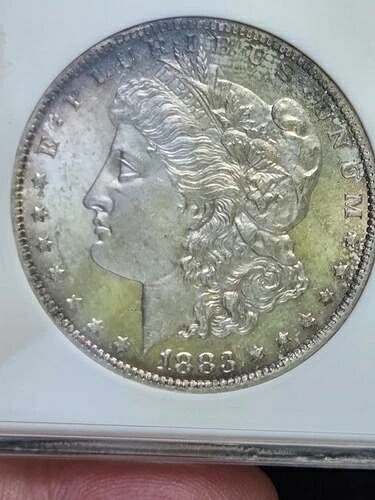 1883年 O $1 モガンドル ANA「ジーニーホルダー」MS63 PL トーン #JK9744