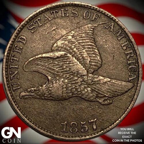 1857年 フライングイーグル セント M1507