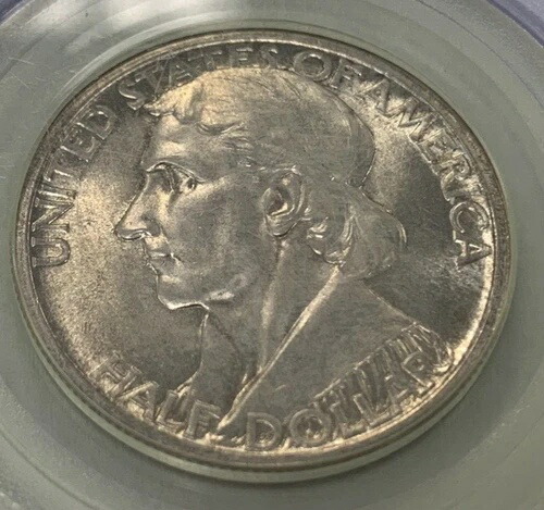 1935年 ブーン記念ハーフドル ~ PCGS MS65 ~ 50セント ~ オールドグリーンホルダー