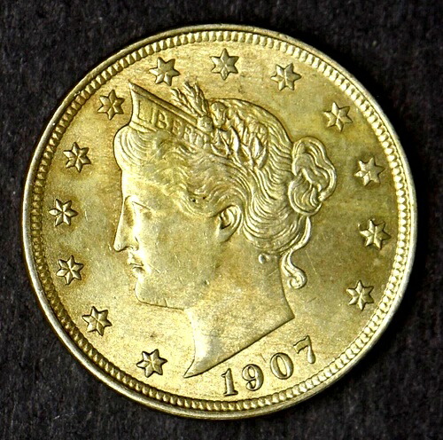 1907年 リバティVニッケル -高品位 - コインジャント - 66,550円