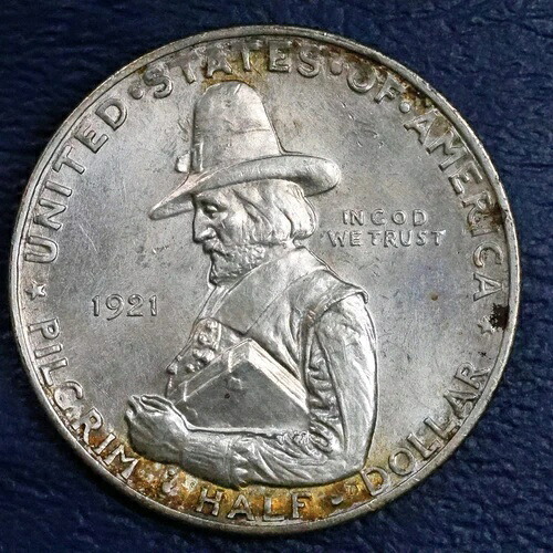 1921年巡礼者300周年記念ハーフドル50セント硬貨
