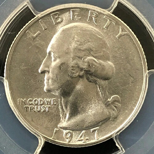 1947-S 25セント ワシントン クォータードル PCGS MS67 83513204