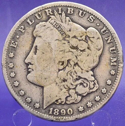 ?? 1890-CC モルガン 90% 銀貨 1ドル 初期カーソンシティ流通美品
