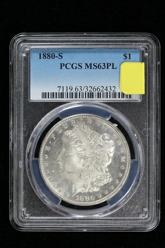 1880-S プルーフライク モルガン・ダラー PCGS MS63PL 48IX