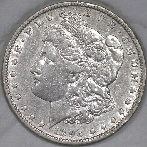1896-O モルガン銀貨 90% 銀 歴史的価値のある逸品 [SN03]