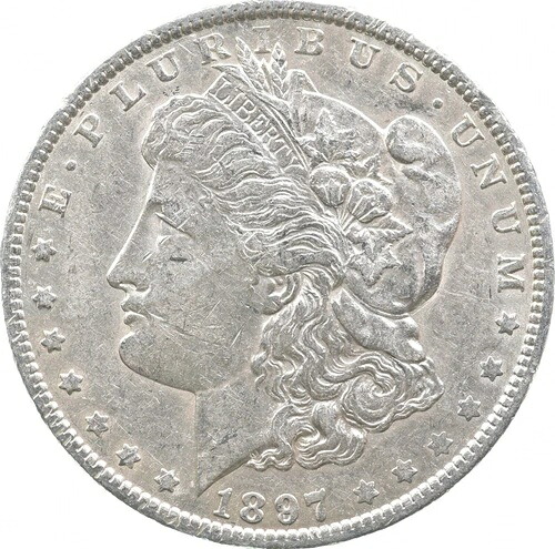 1897-O モルガン銀貨 *5197