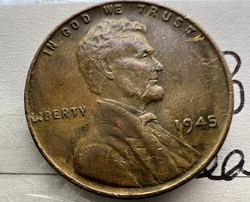 1945年 リンカーンウィートエラーペニー/新品同様-