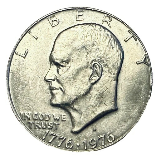 1776-1976 (D) アイゼンハワー リバティベルムーン 1ドル 米国建国200周年記念硬貨