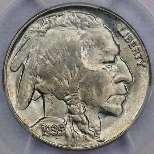 1935-S 5セントバッファローニッケル - PCGS MS 65