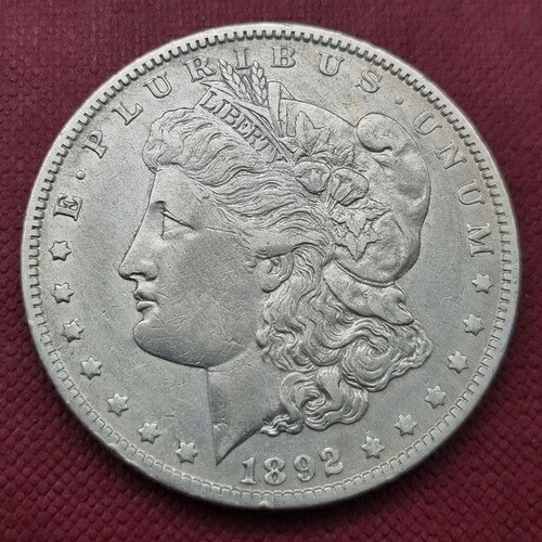 1892年 モルガン・ダラー 1ドル 高品位 AU #44087