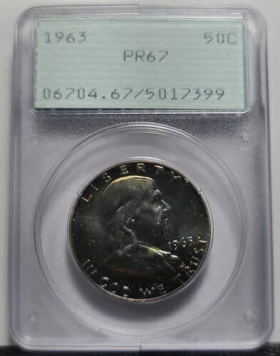 1963年 50セント PCGS PR67 ラトラー