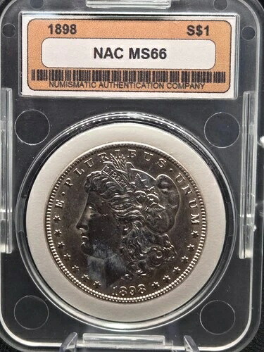 1898年モルガン銀貨 ? NACミントステート66 ? Vault Gemプレゼンテーション