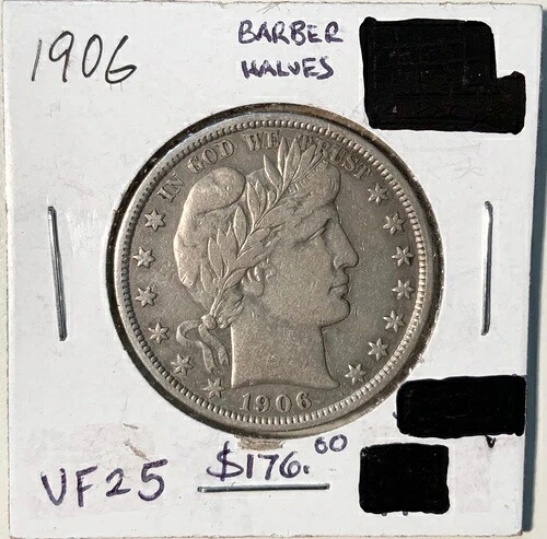 1906年 アメリカ合衆国 バーバー ハーフ 50セント 56,100円