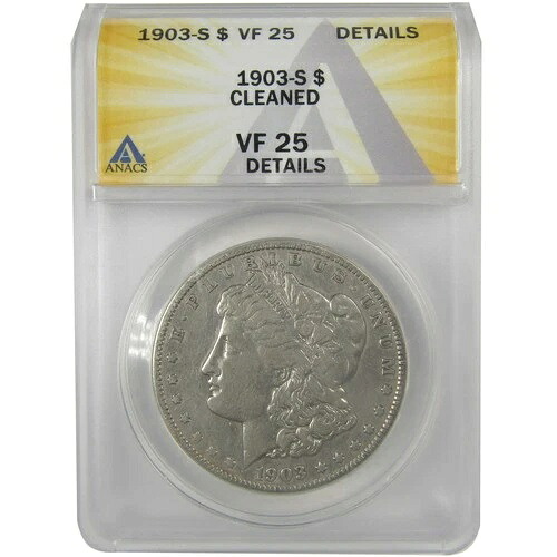 1903年 S モルガン・ダラー VF 25 詳細 ANACS シルバー 1ドルコイン SKU:I21724 56,100円