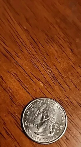 ニューヨーク州 25 セント硬貨 2001 P 希少 オフセンター!!! 56,100円