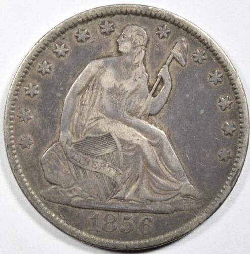1856-O 自由の女神像半ドル硬貨 ~ 美しいオリジナル外観 XF! INV #4 93,500円