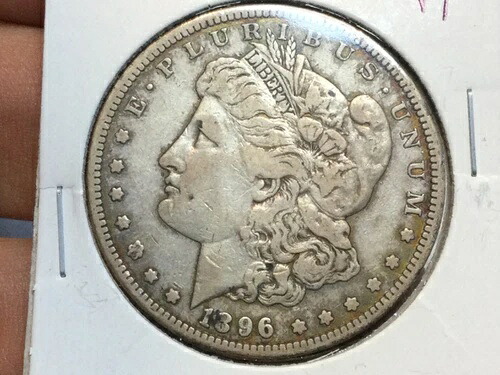 1896-S モルガン・ダラー、非常に良好な状態