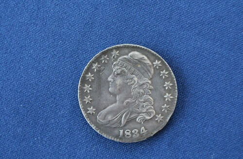 1834年 キャップドバスト シルバーハーフドル ラージデイト＆レターズ グレートタイプコイン B0050 93,500円